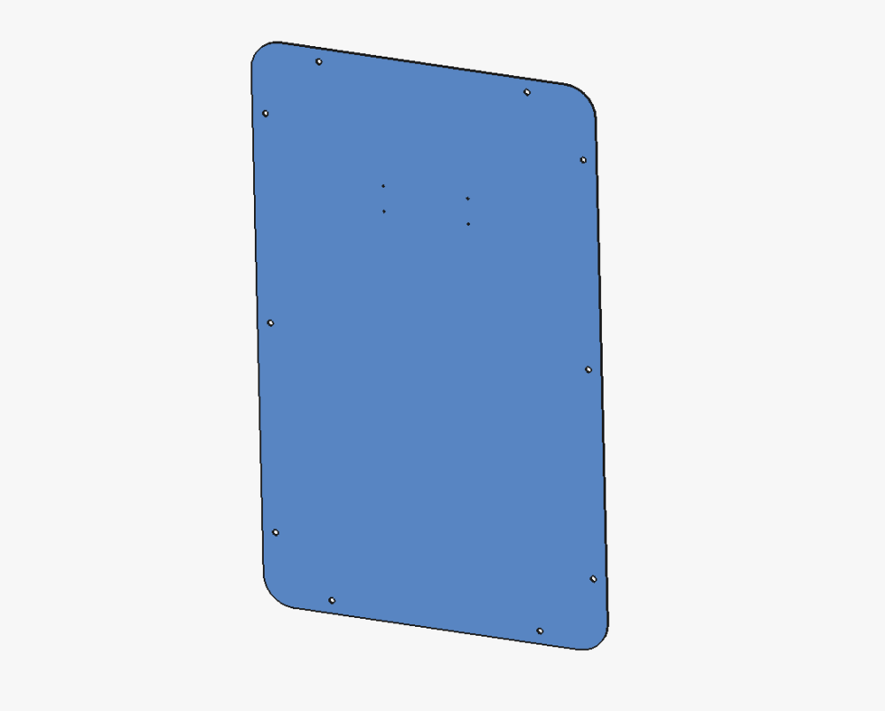 Cover-Side HSS Cabinet P/N 100000837*