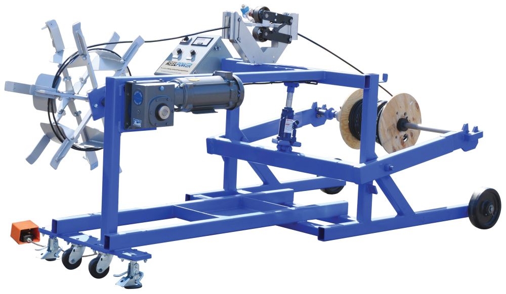 HJ/CVS Mobile Reel-to-Coil Machine for Material Handling