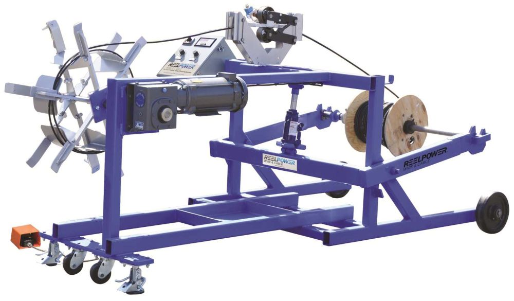 HJ/CVS Mobile Reel-to-Coil Machine for Material Handling