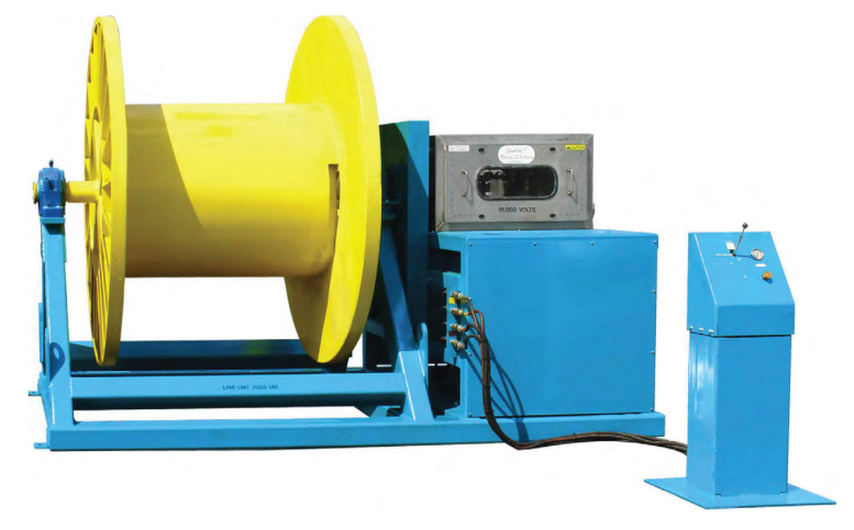 Maximum Duty Custom Powered Cable Reel Stands