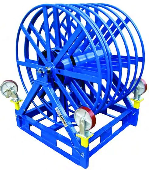 Cable reel stands Cable reel stands Underground cable laying