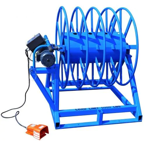 Cable Reel Pallet Stand that can be moved from 4 different directions