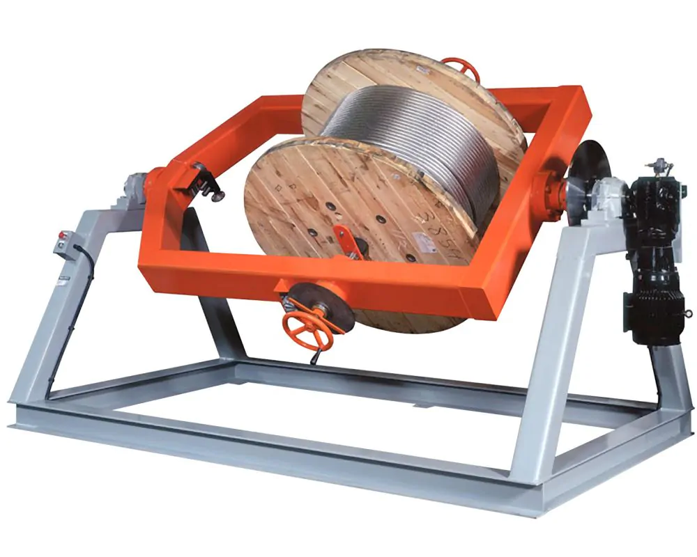 Upright Payout Turntable, Wire Spool Racks