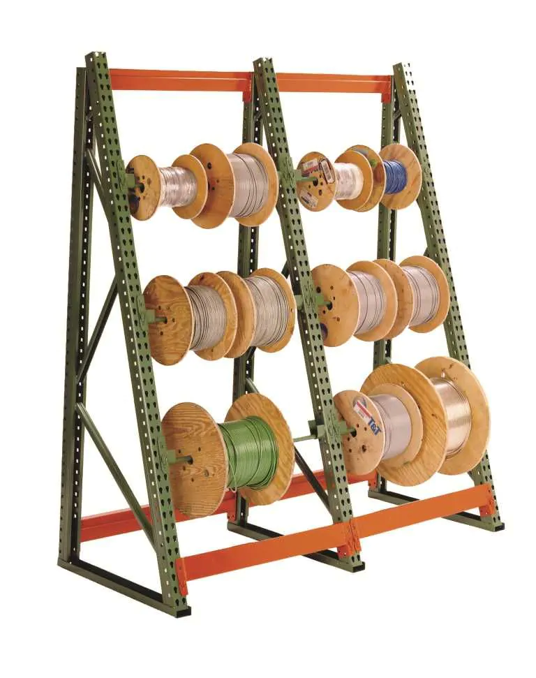 VEVOR Wire Reel Caddy 1Inch & 4/5Inch Axles Wire Spool Rack 43Inch